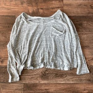 Me to We Striped Pocket Tee